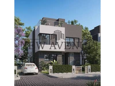 توين هاوس فيلا استلام فوري مع مقدم في Palm Hills New Cairo بالم هيلز التجمع الخامس موقع مميز يطل علي الاندسكيب  بدون تشطيب