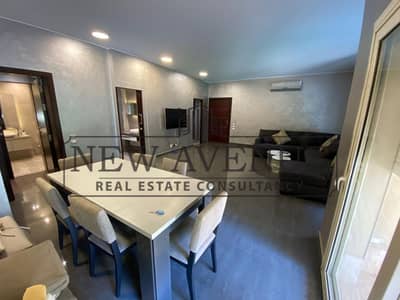 Delivered Fully Furnished  Ground Apartment for sale at the village compound With  prime location Overlooking AUC  Ready to move