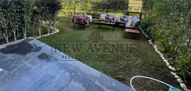 شقة أرضي بحديقة تشطيب كامل استلام فوري فيVillette V Residence فيليت القاهرة الجديدة من سوديك بالتكييفات والمطبخ