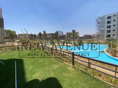 Below market price Ultra Super lux finishing Bahary Ground Apartment with garden on an open view for sale in Palm hills New Cairo
