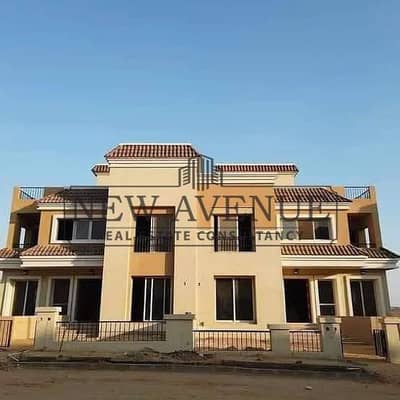 تاون هاوس كورنر للبيع استلام 2027 مع اقل مقدم  في Sarai  سراي موقع مميز بدون تشطيب