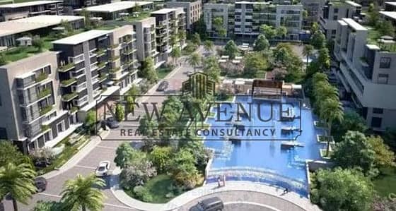 شقة متشطبة تشطيب كامل استلام 2026  للبيع ف سوان ليك ريزدنس ايريس at Swan lake Residence Phase  iris استلام فوري فيو مفتوح علي لاند سكيب