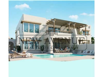 جونيور شاليه مطل على البحيرة | هاسيندا ووترز، جاهز للسكن، تشطيب كامل، حديقة، مساحة 116 متر ، 3 غرف نوم