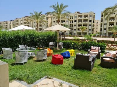 Ground Chalet for sale in stella heights sidi Abdelrahman open view greenery BUA 120m 3 bedrooms 3 bathrooms Fully furnitured