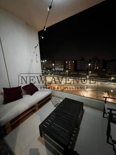 Ready to move Fully finished and furnished Apartment with Elevator and terrace on open view for sale in Les Roi New Cairo (Next AUC)