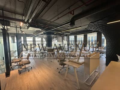 Fully finished corner office 225m furnished - rent