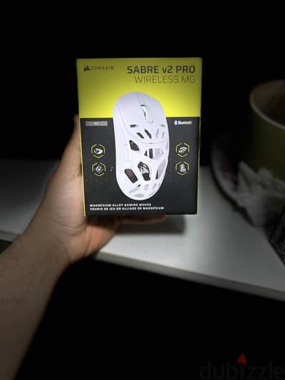 Corsair Sabre v2 Pro Wireless MG White
