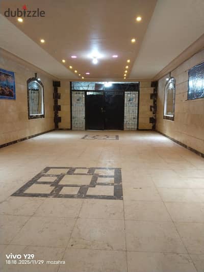 Apartment for sale, area of ​​​​160 square meters, superluxe finishing, first residence, Zahraa, Nasr City, Al-Ahaly Buildings