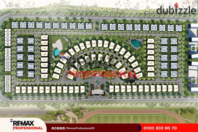 Private garage Open view of the landscape extended payment terms villa for sale 402 m malaz