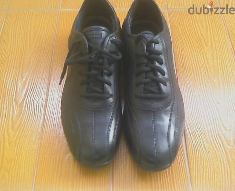 44-Scholl black Leather shoes size  45 2