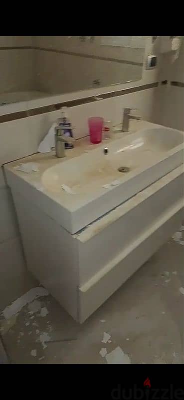bathroom sink-Ikea , with 2 Grohe