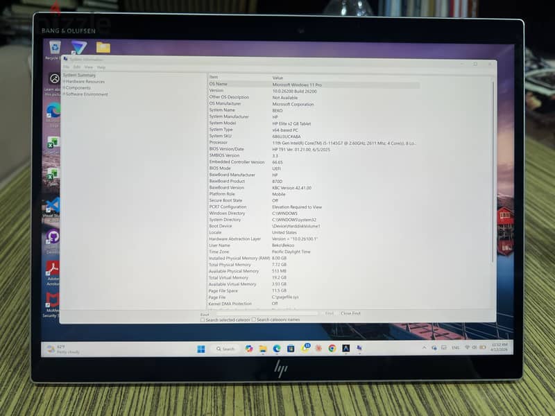 HP X2 G8 1