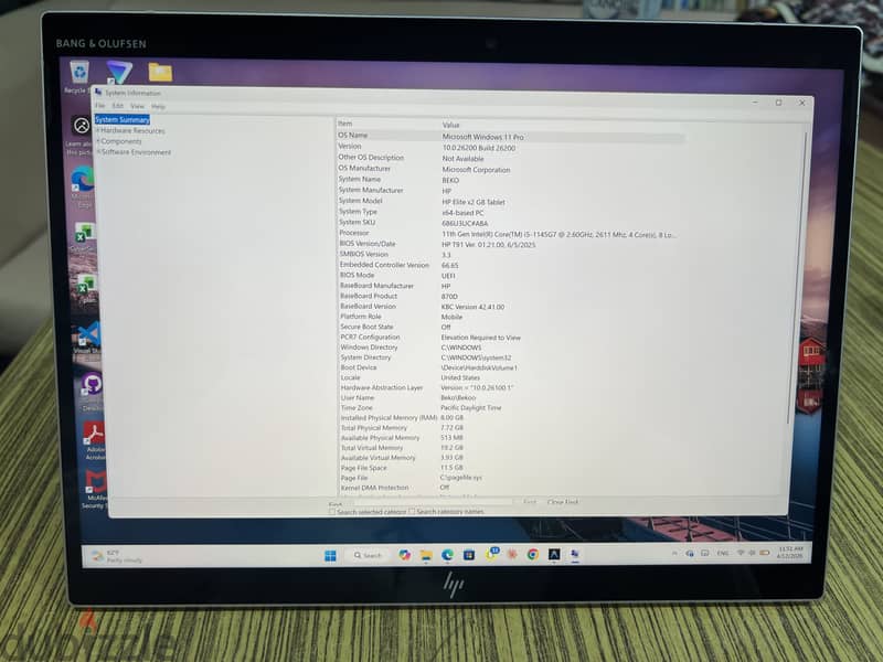 HP X2 G8 6