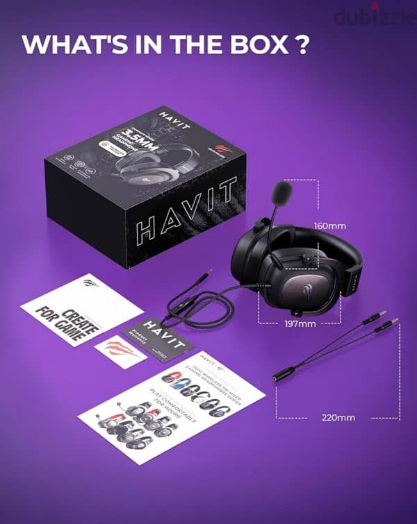 Havit Headset Gamenote H2002d 4