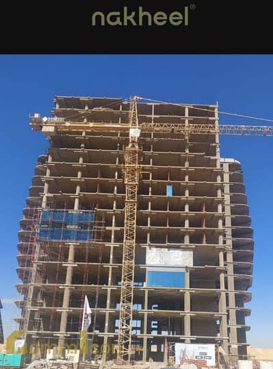 مكتب متشطب بالتكييفات بمقدم 10% في Trio V Tower الداون تاون , العاصمة الادارية