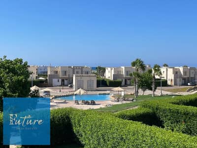 Amwaj North Coast duplex for sale with pool and sea view, first row beach, prime location, under market price.