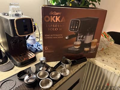 okka espresso machine solo m semi automatic