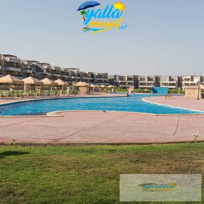 3 Bedroom Chalet for Rent in Blumar Ain Sokhna | Private Garden | Pool Front | Near Sandy Beach