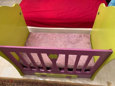 سرير بيبي خشب Wooden Baby bed