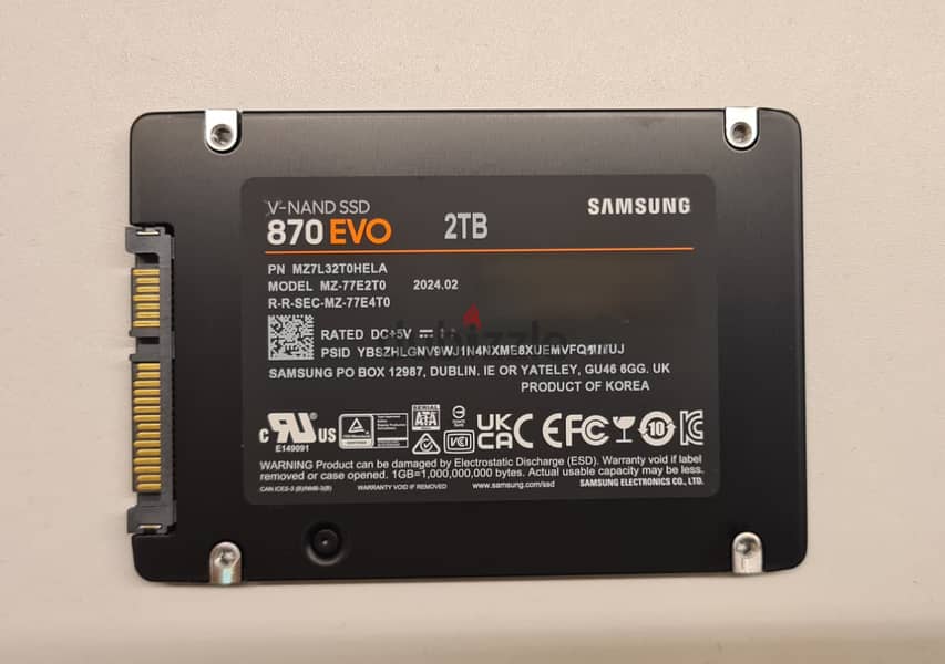Samsung 870 Evo 2 Tera 1