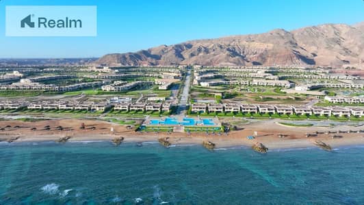 شالية جاهز للسكن ب افضل فرش دايركت فيو للبحر مع اكبر حديقة خاصة | لافيستا العين السخنة
