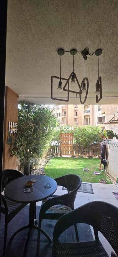 Ground floor apartment with private garden for sale in Highland Park Compound near the swimming pools