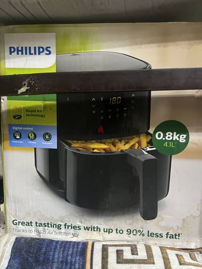 Philips Essential Air Fryer 4.1L, 0.8Kg, 1400W - Black