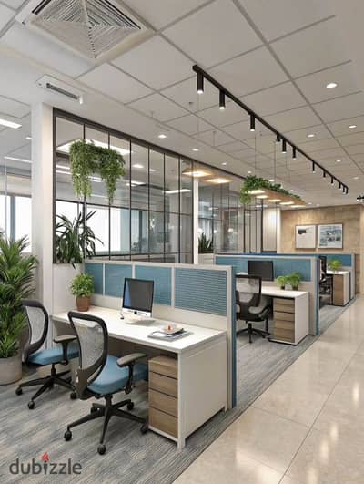 Office for sale, fully finished with ACs, in a prime location at Walk of Cairo, Sheikh Zayed, ready to move