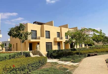 تاون هاوس فيلا  للبيع جاهز للمعاينة من بالم هيلز اكتوبر بكمبوند باديه