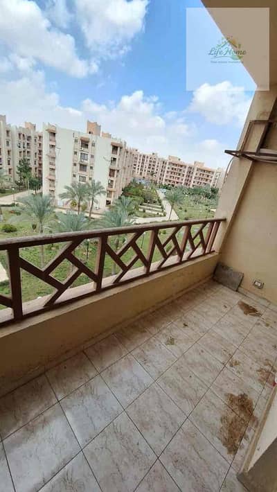 للايجار بالرحاب شقه 3نوم فيو جاردن جاهزه للسكن