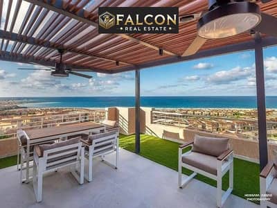 Chalet 56m open view on the lagoon for sale in Telal Elsokhna, Sokhna, near Porto Sokhna and BlueBlue, in installments over the longest possible payme