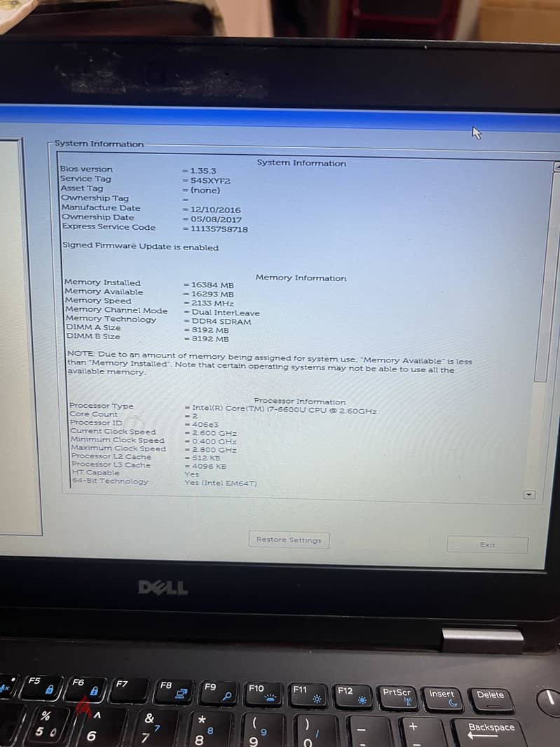 Dell latitude E7470 1