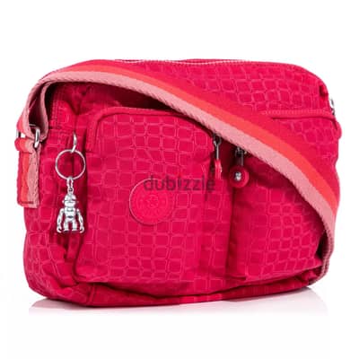 Kipling Kitty Large Shoulder Bag and Pouch Set - Caiman Em Red