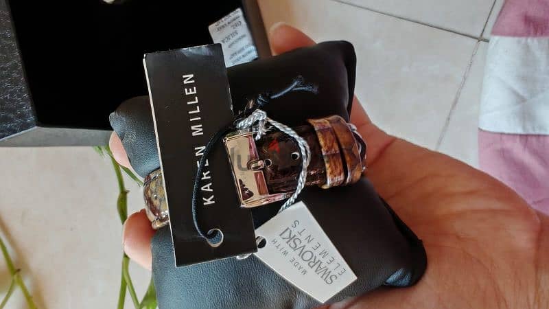 ساعة Karen Millen أصلية – Swarovski | صناعة إنجلترا | بالعلبة الأصلية 3