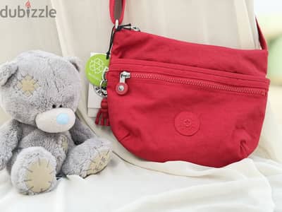 Kipling Womens Arto Crossbody Bag - Pink Rouge