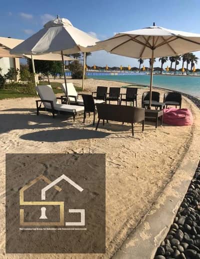 للبيع كابينه 56 متر على اللاجون والبحر هاسيندا باى Hacineda bay