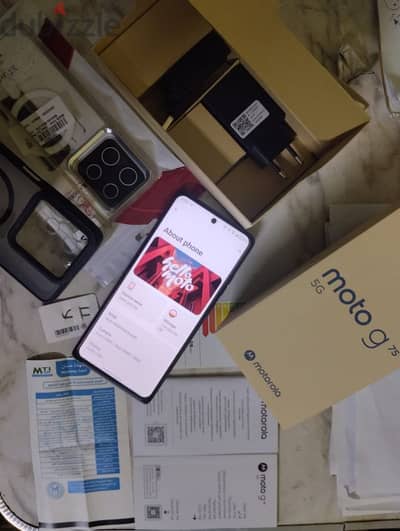 moto g75 للبيع كسر زيرو لسة في الضمان