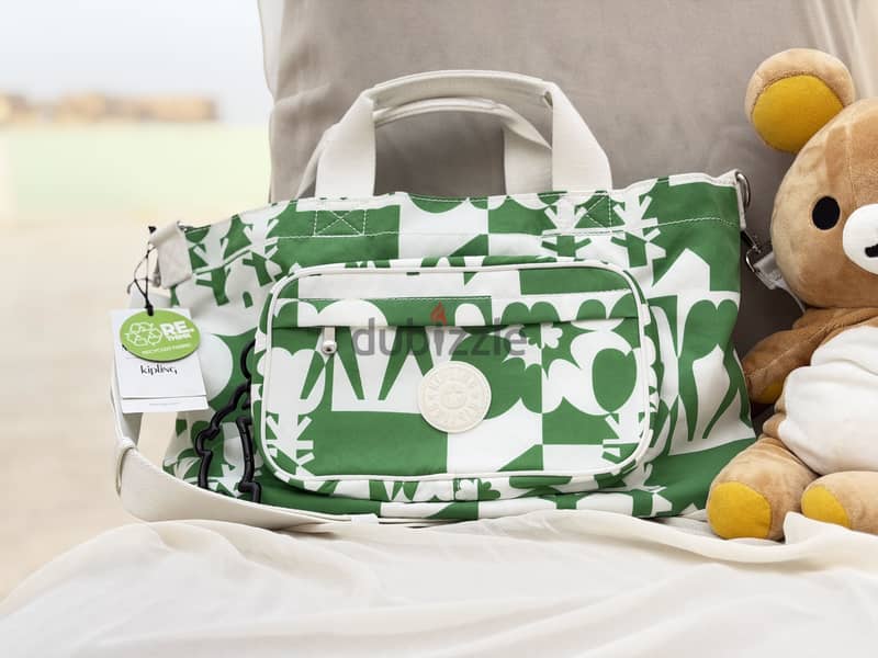 Kipling JIHOON Kipling X Minju Kim Medium Tote - Minju Multi PRT 12