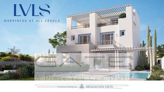 Lowest price for sale | Beach House Roof Resale in Levels – Mountain View, prime location – fully finished – handover 2027