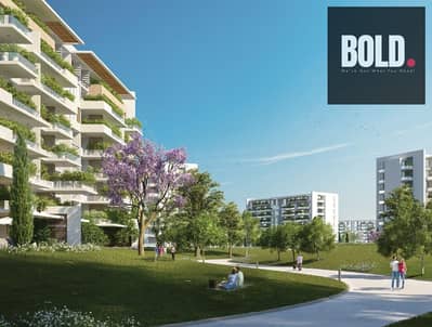 شقة بجنينه  تطل على المساحات الخضراء استلام فوري في البوسكوا -Il Bosco-New Capital