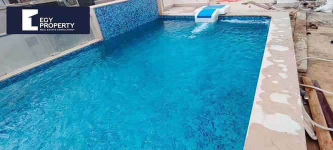 Penthouse with private pool Ready to Move for Sale in Galleria Moon Valley - New Cairo
