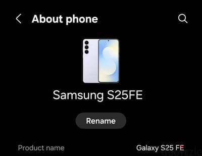 Samsung s25fe 256g 8ram
