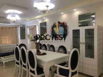 For rent a furnished apartment in Madinaty 3 rooms 2 bathrooms in front of the first season directly
