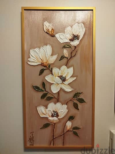 لوحات فنية رسم بارز على كانفاس