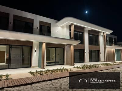 120m² chalet directly on the lagoon, finished with air conditioning and kitchen, for sale in installments in Zoya by LMD in Sidi Abdel Rahman