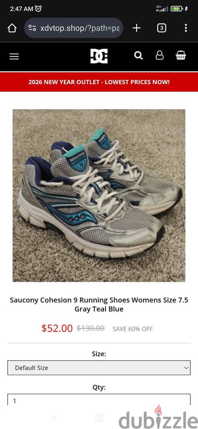 Saucony Cohesion 9 Size 40.5