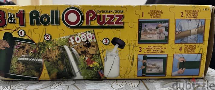 New unused puzzle save kit حافظة بازل كاملة مع لاصق وعدة كاملة