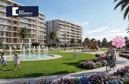 شقة للبيع 3 غرف بفيو علي لاند سكيب بسعر مميز في تاج سيتي - التجمع الاول  Taj City