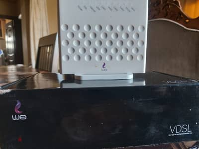 راوتر WE ZTE H168N بحالة ممتازة + بالكرتونة