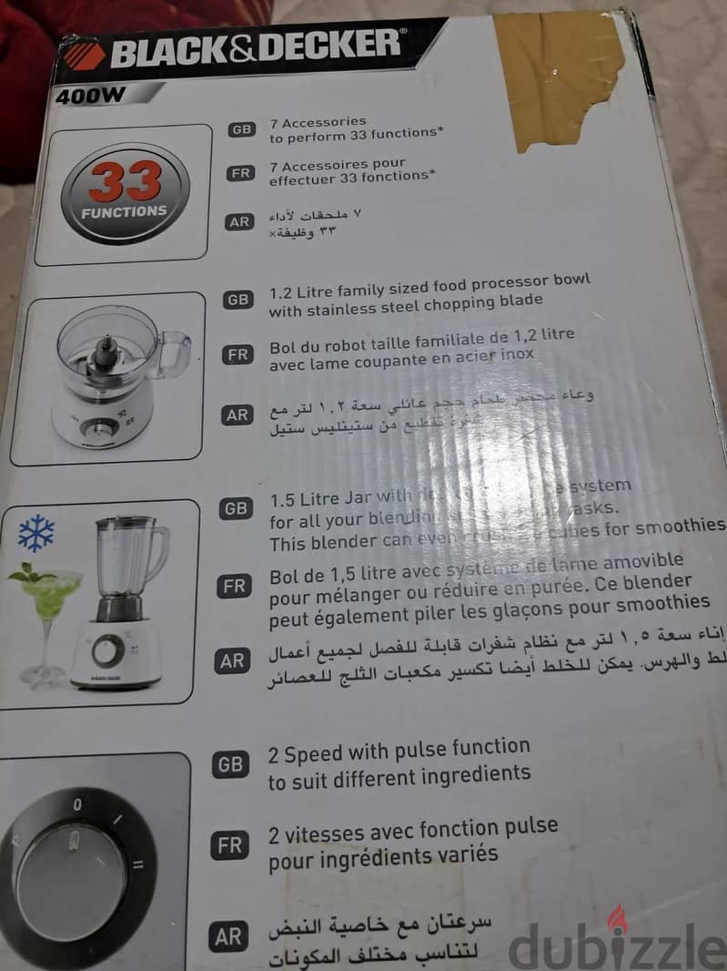 BLACK&DECKER Food Processor 2
